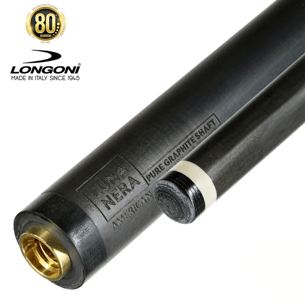 Longoni TP25B Pool Cue with 12.4 mm Luna Nera Shaft for sale at Centrum Leisure Singapore