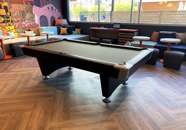 Brunswick Black Wolf Pool Table - Contemporary Billiard table for Game Room for sale at Centrum Leisure Singapore