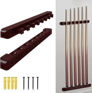 Wall mounted cue rack for sale at Centrum Leisure Singapore