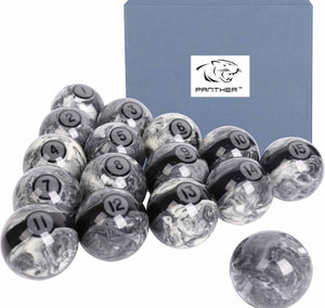 Marble Design Standard Size American Pool Balls for sale at Centrum Leisure Singapore