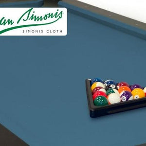 Simonis 860 Electric Blue 9ft Pool Table Cloth for sale at Centrum Leisure Singapore