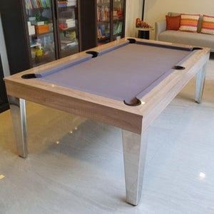 Valencia Dining Pool Table - Convertible Billiard table with Table Top for Game Room for sale at Centrum Leisure Singapore