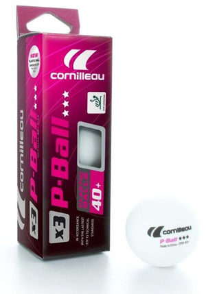 Cornilleau P-Ball ITTF Competition Table Tennis Balls for sale at Centrum Leisure Singapore