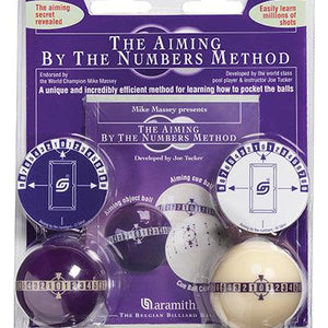 The Aiming By The Numbers Pool Ball Method for sale at Centrum Leisure Singapore