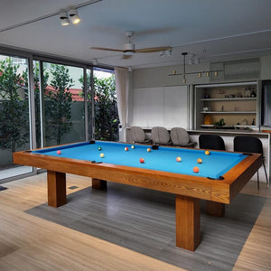 The Oakland Dining Pool Table: Going with the Grain - Centrum Leisure Singapore