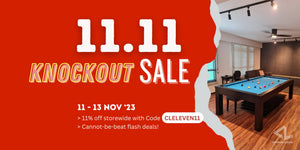 11.11 Sale - Centrum Leisure | Singapore's Premier Game Room Superstore
