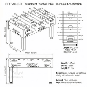 Fireball Tournament Soccer Table for sale at Centrum Leisure Singapore
