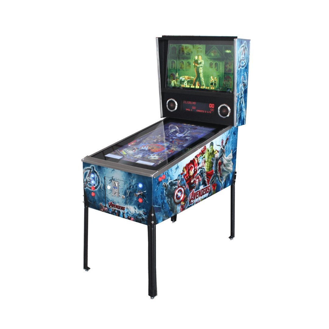 Electronic Arcade Pinball Machine - Tabletop Game With LED Scoreboard, Sound, Light-Up Bumpers For Kids & Adults