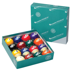 Aramith Premium Pool Ball Set 2" ¼ for sale at Centrum Leisure Singapore