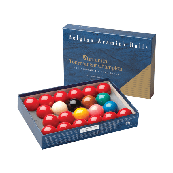Aramith Tournament Champion Snooker Balls 2" 1/16 for sale at Centrum Leisure Singapore
