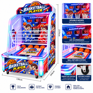 Basketball Player Arcade Machine for sale at Centrum Leisure Singapore