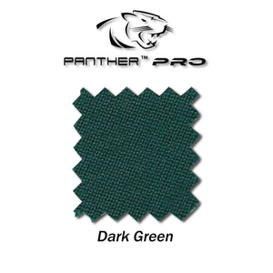 Panther Pro Dark Green Pool Table Cloth for sale at Centrum Leisure Singaporeeen