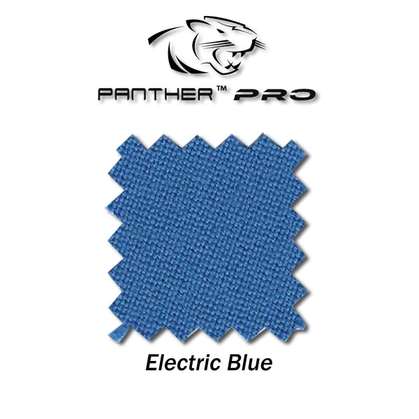 Panther Pro Electric Blue Pool Table Cloth for sale at Centrum Leisure Singapore