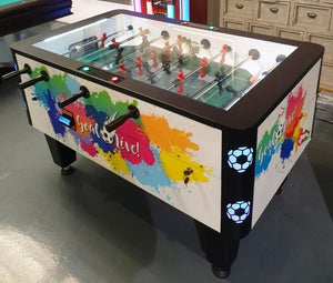 Goal Live Arcade Foosball Table (Open / Glass-Top) for sale at Centrum Leisure Singapore