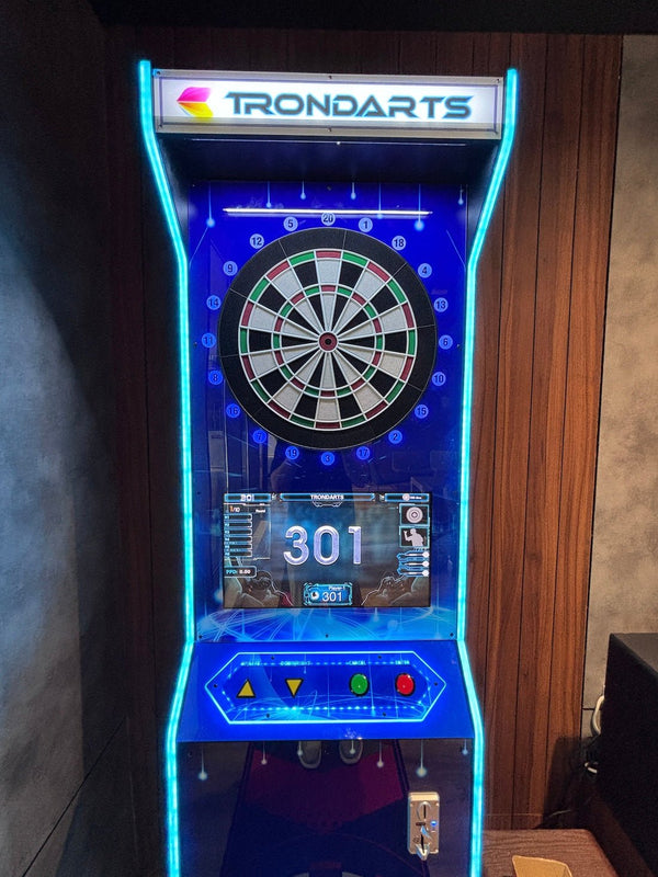 Tron DX Free - Standing Electronic Darts Machine (Free Play / Coin - operated) for sale at Centrum Leisure Singapore