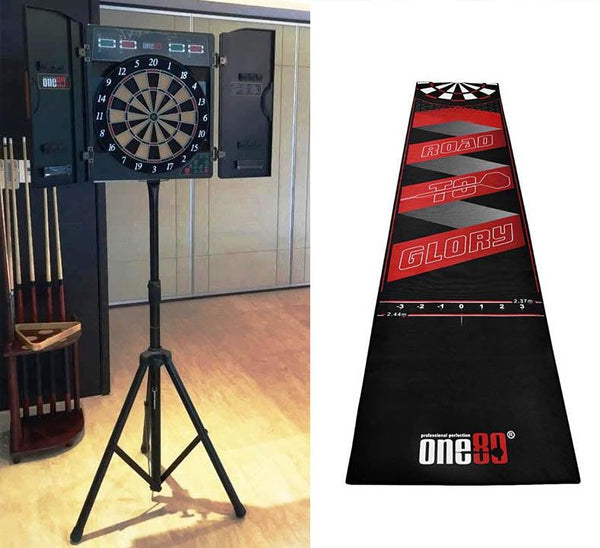 One80 Deluxe II High Quality Electronic Dartboard with Cabinet for Game Room for sale at Centrum Leisure Singapore