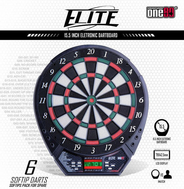 One80 Elite Electronic Dartboard for Game Room for sale at Centrum Leisure Singapore