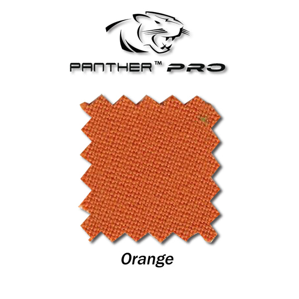 Panther Pro Orange Pool Table Cloth for sale at Centrum Leisure Singapore