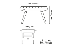 Origin Indoor / Outdoor Foosball Table for sale at Centrum Leisure Singapore
