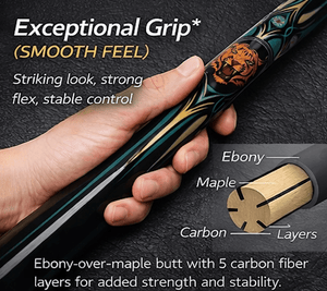 JFlowers JF60 - 06 Pool Cue (King Tiger) for sale at Centrum Leisure Singapore