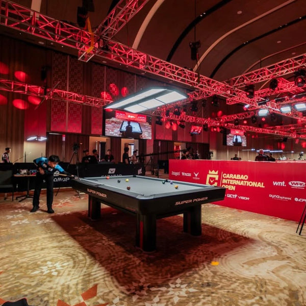 Red Phantom Pool Table for sale at Centrum Leisure Singapore