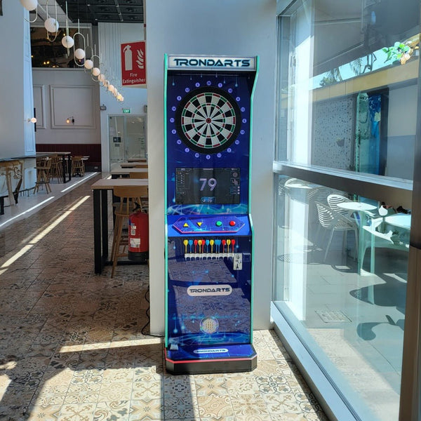 Trondarts Tron DX Free - Standing Electronic Darts Machine (Free Play / Coin - operated) for sale at Centrum Leisure Singapore