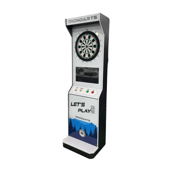 Trondarts Tron DX white Free - Standing Electronic Darts Machine (Free Play / Coin - operated) for sale at Centrum Leisure Singapore 
