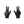 JFlowers Billiard Gloves Black Left Hand for sale at Centrum Leisure Singapore