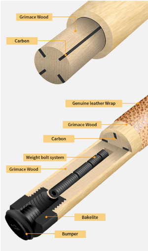 JFlowers JF20 - BTF Pool Cue for sale at Centrum Leisure Singapore