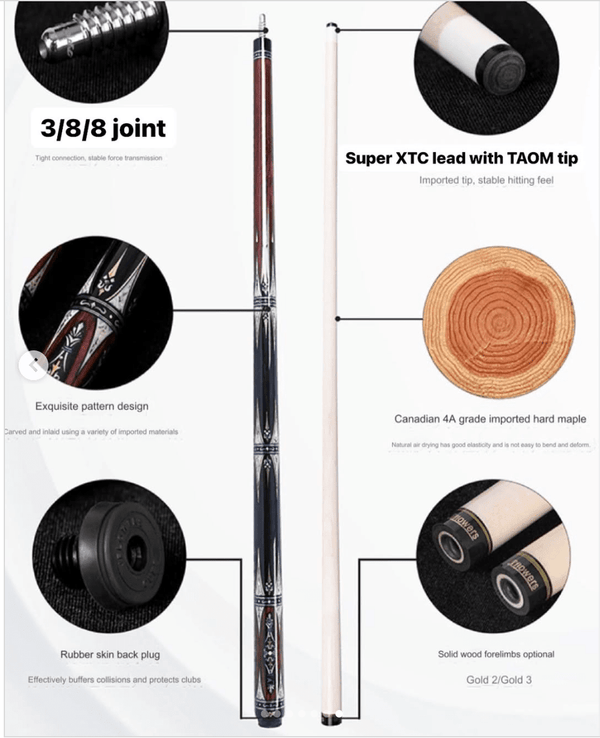 JFlowers JF90 - 17 Pool Cue for sale at Centrum Leisure Singapore