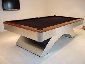 Olhausen Waterfall Pool Table - Luxury Contemporary Billiard table for Game Room for sale at Centrum Leisure Singapore