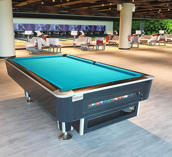 Thunderbird Coin-Operated Pool Table - Commercial Billiard table for sale at Centrum Leisure Singapore