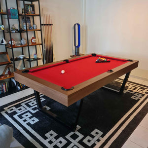 Valentino Dining Pool Table - Convertible Billiard table with Table Top for Game Room for sale at Centrum Leisure Singapore