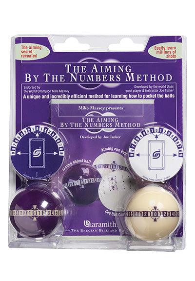 The Aiming By The Numbers Pool Ball Method for sale at Centrum Leisure Singapore